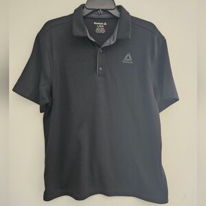 4/$25 Mens Reebok Black Polo Shirt